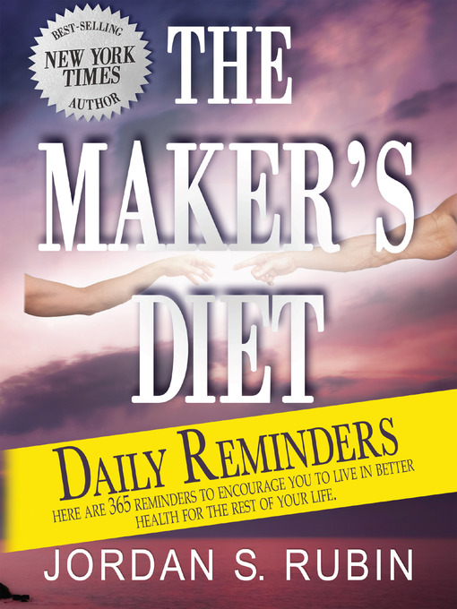 Title details for The Maker's Diet Daily Reminders by Jordan Rubin - Available